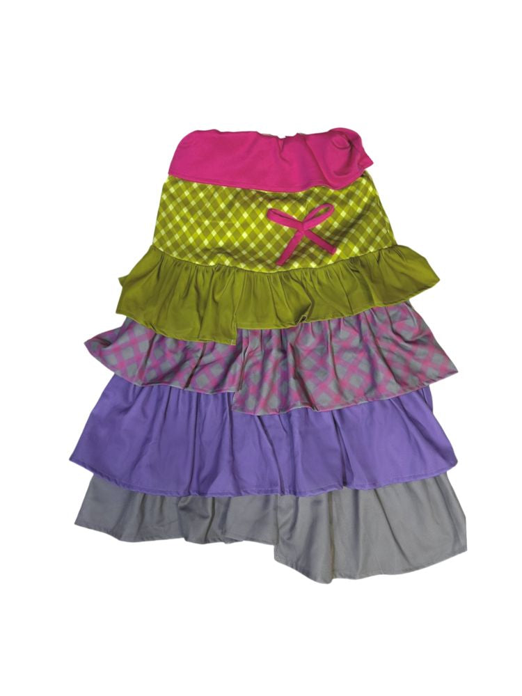 Heavy Layered Irregular Half-body Skirt【s0000009296】