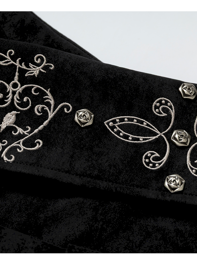 Dark Court Suede Irregular Skirt【s0000014919】