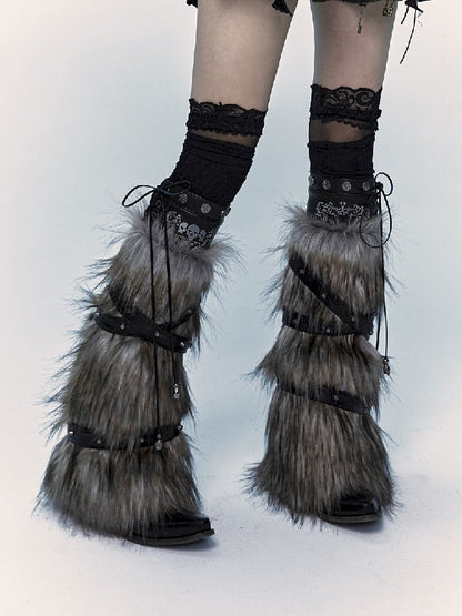 Heavy Duty Fur Pile Leggings [S0000011212]