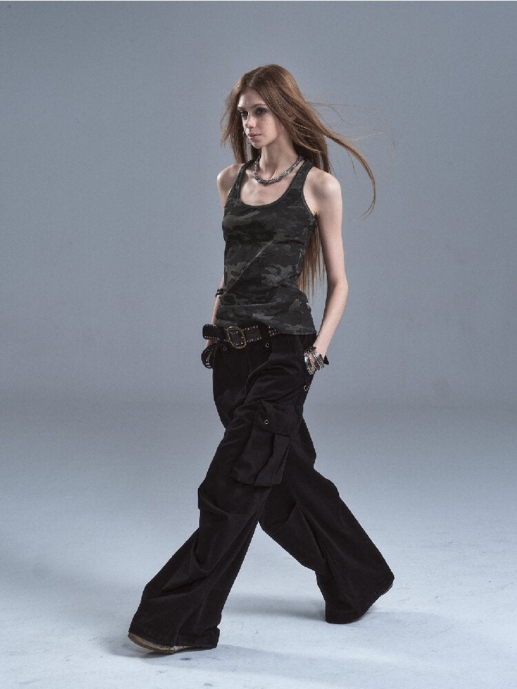 Back Line Camo Slim I-line Vest【s0000016900】