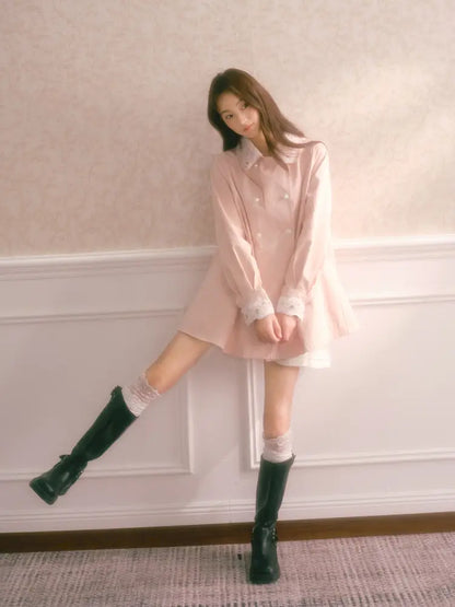 Princess-Style Wide-Swing Pleated Jacket【s0000014337】