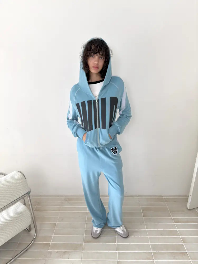 Oversized Activewear Set with Sweatpants【s0000014211