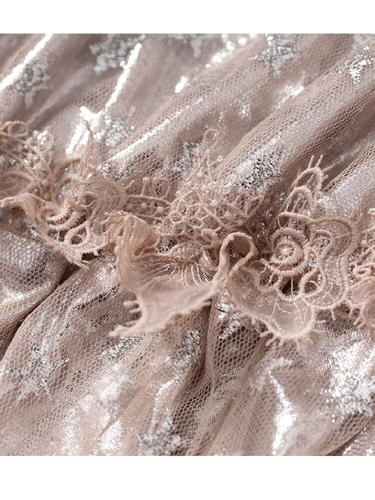 Dreamy Pure Desire Lace Star Dress【s0000017233】