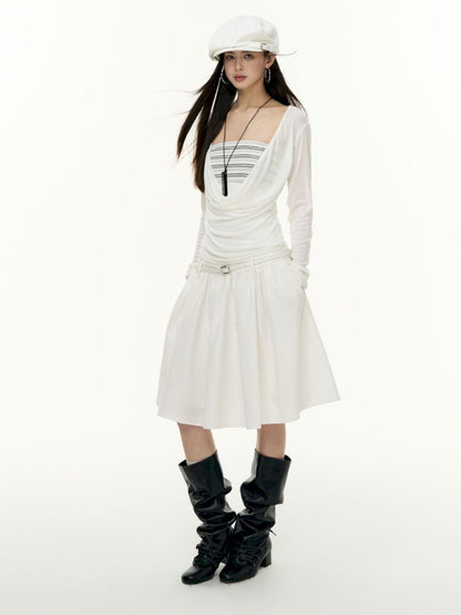 Tencel Lycra swing collar bottoming shirt【s0000013743】