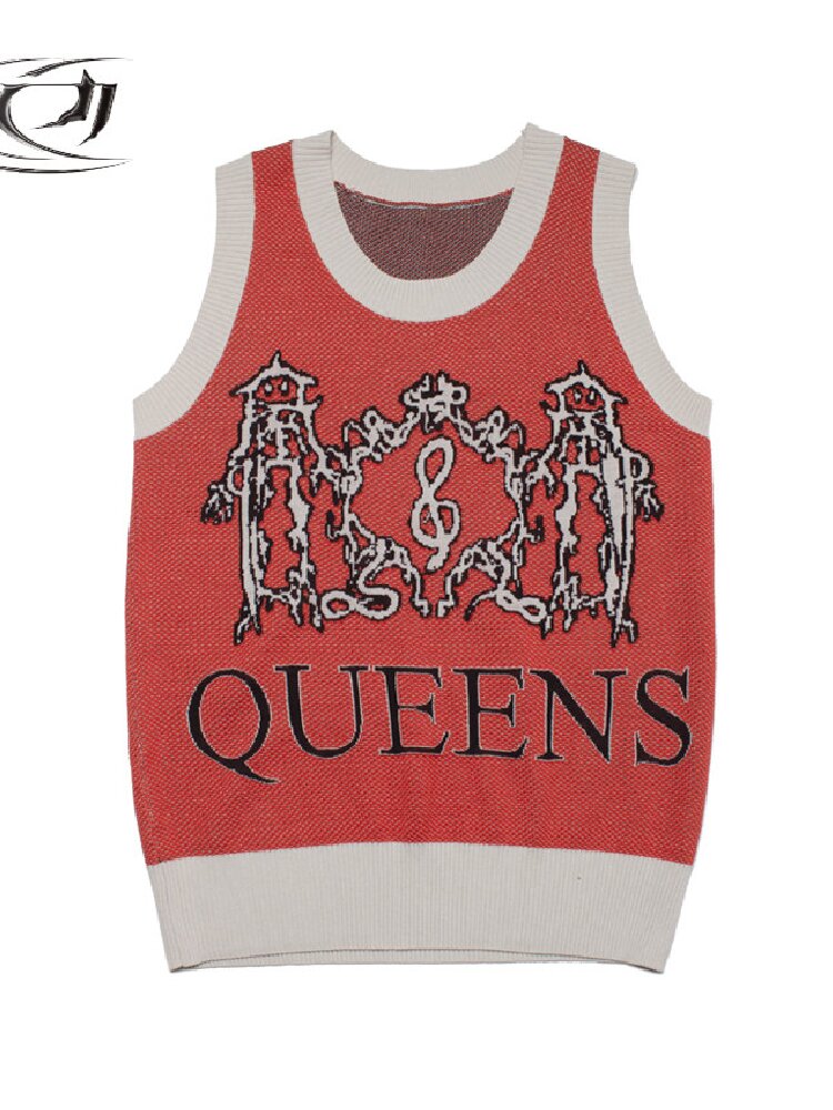 Retro Queens Dragon Jacquard Vest【s0000018045】