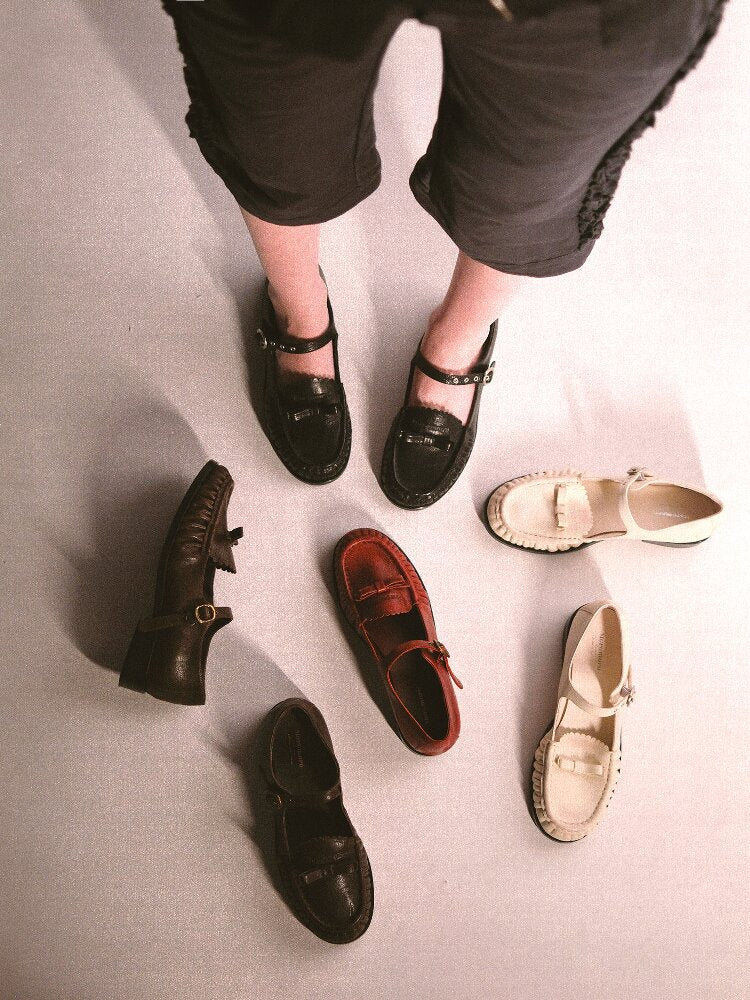 Vintage Mary Jane Loafers【s0000017904】