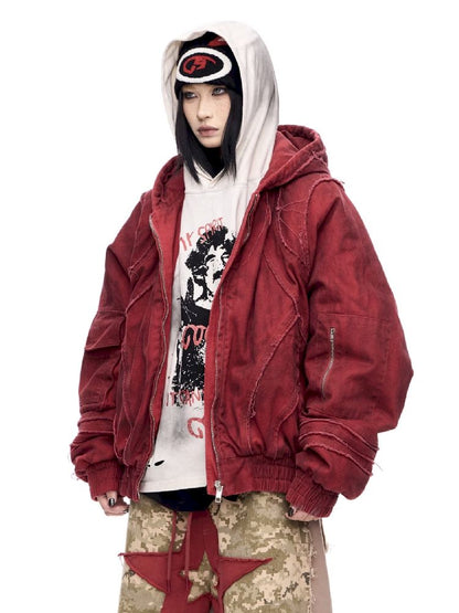 Raw Edge Short Cotton Jacket【s0000011355】