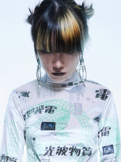 Futuristic Heavy Dark Punk Earring【s0000018837】