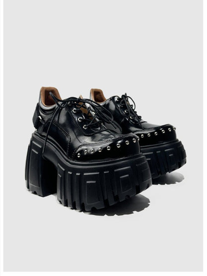 Studded Y2K Muffin Platform Shoes【s0000015714】