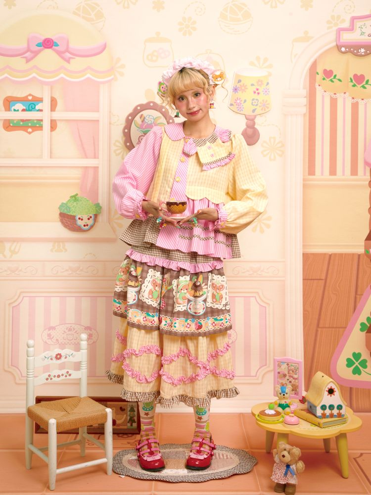 Lace Design Layered Cake Skirt【s0000013700】