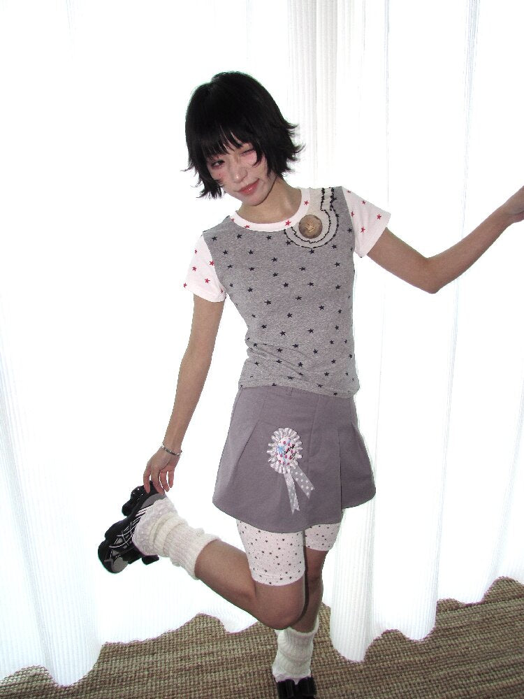 Wooden Pony Star Stretch Short Top【s0000018676】
