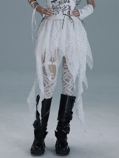 Irregular Splicing Broken Skirt【s0000016716】