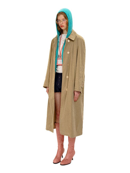 Classic Lapel Raglan Trench Coat【s0000016123】
