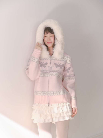 Long-Sleeve Knit Cardigan【s0000014609】