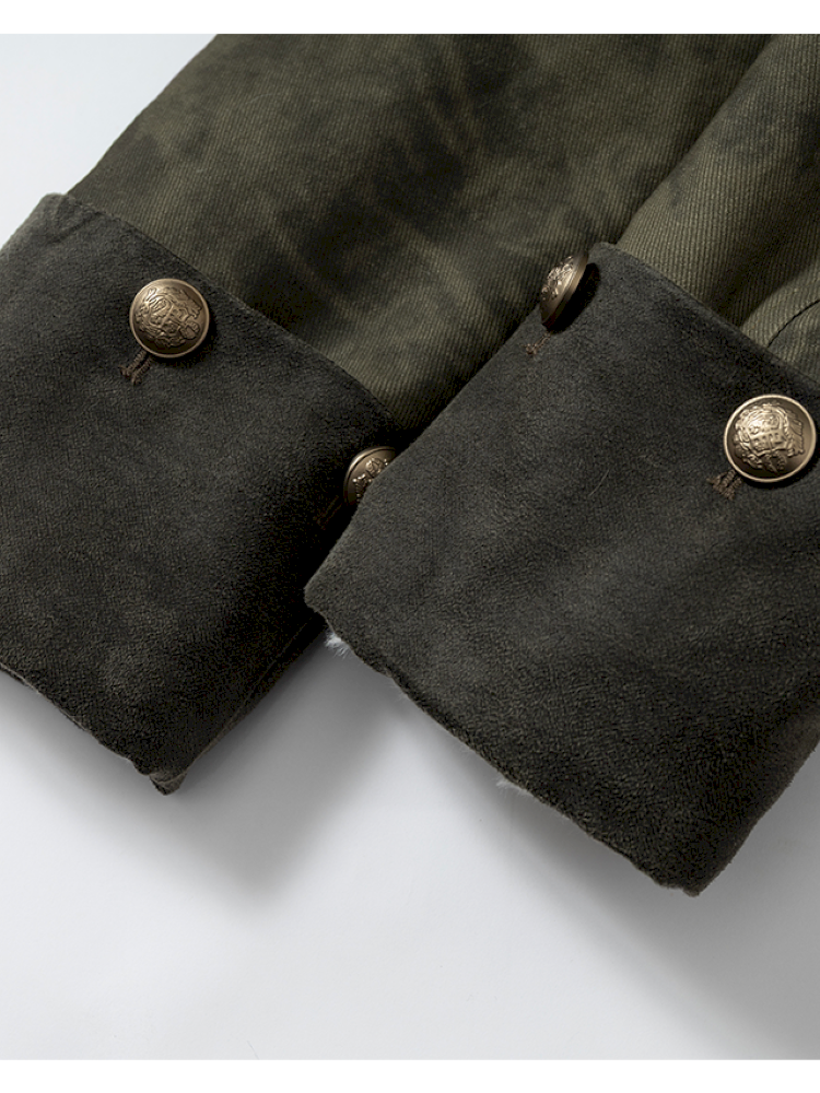 Modern Knight Fur Long Trench Coat【s0000014924】