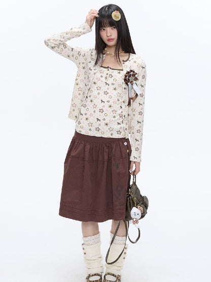 Star Polka Dot Contrasting Vest【s0000016387】