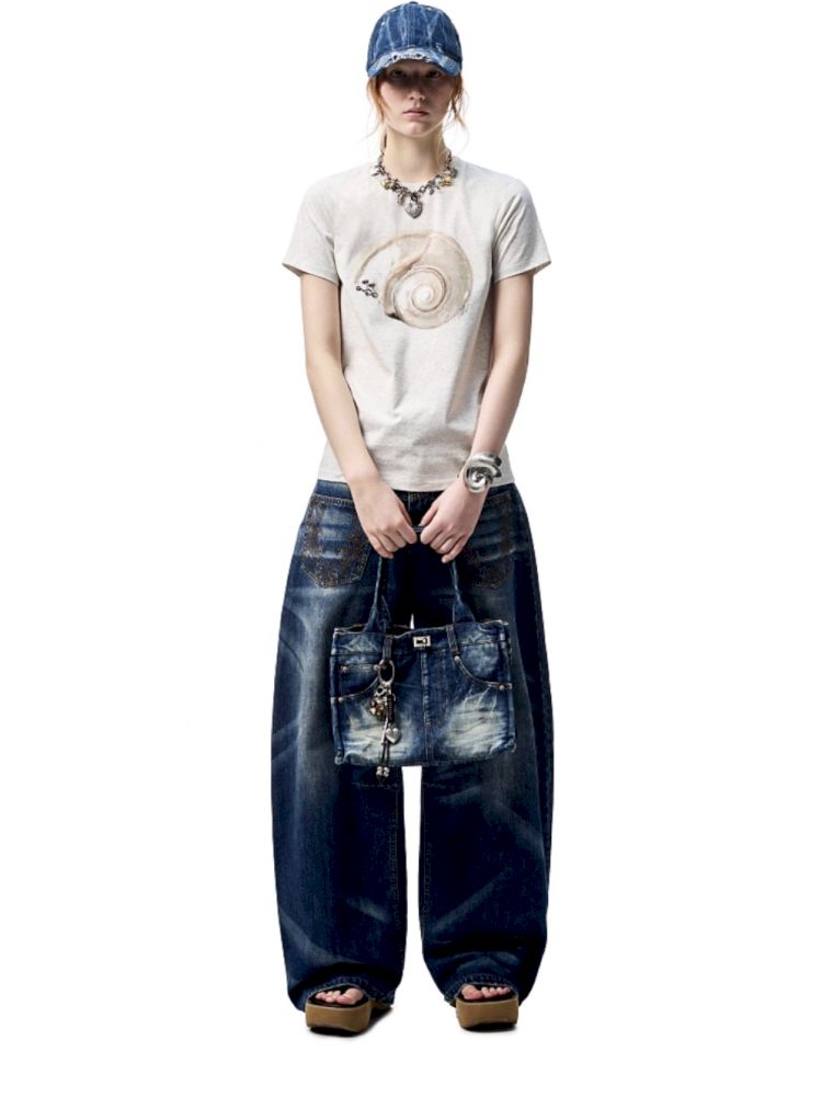 Printed Loose Short Sleeve T-Shirt【s0000012402】