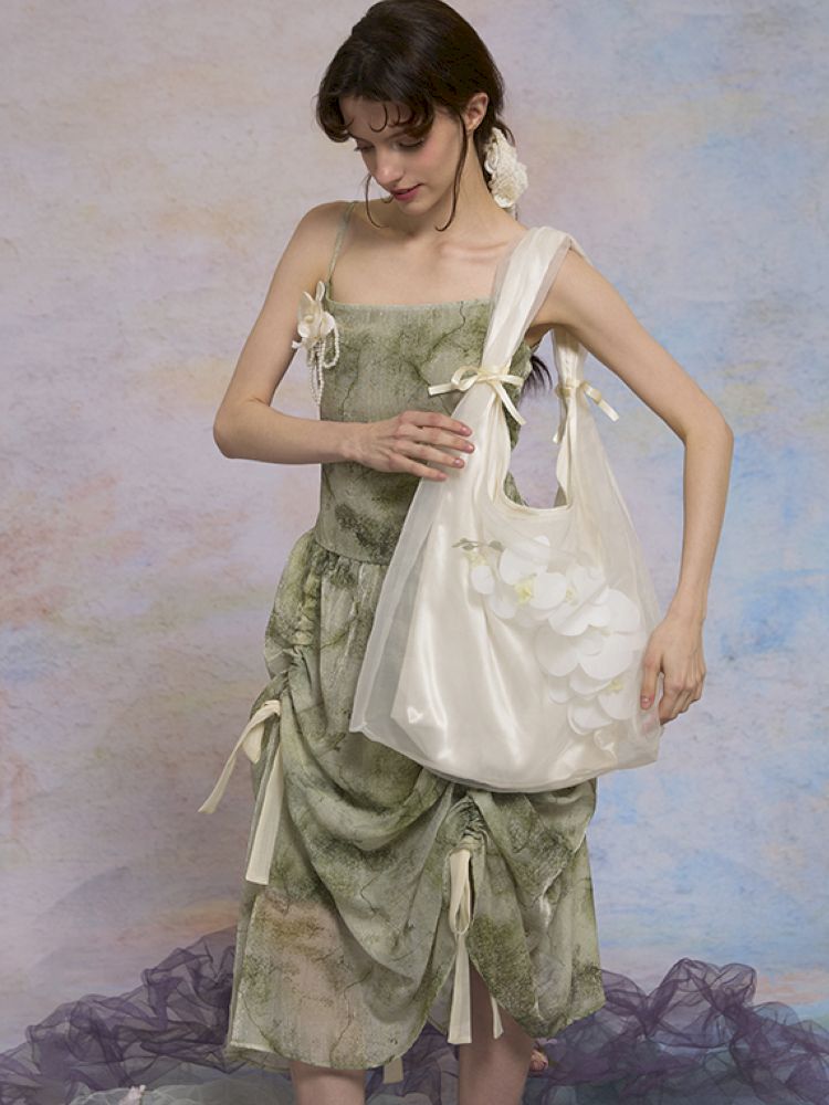 Butterfly Orchid Organza Bag【s0000013592】