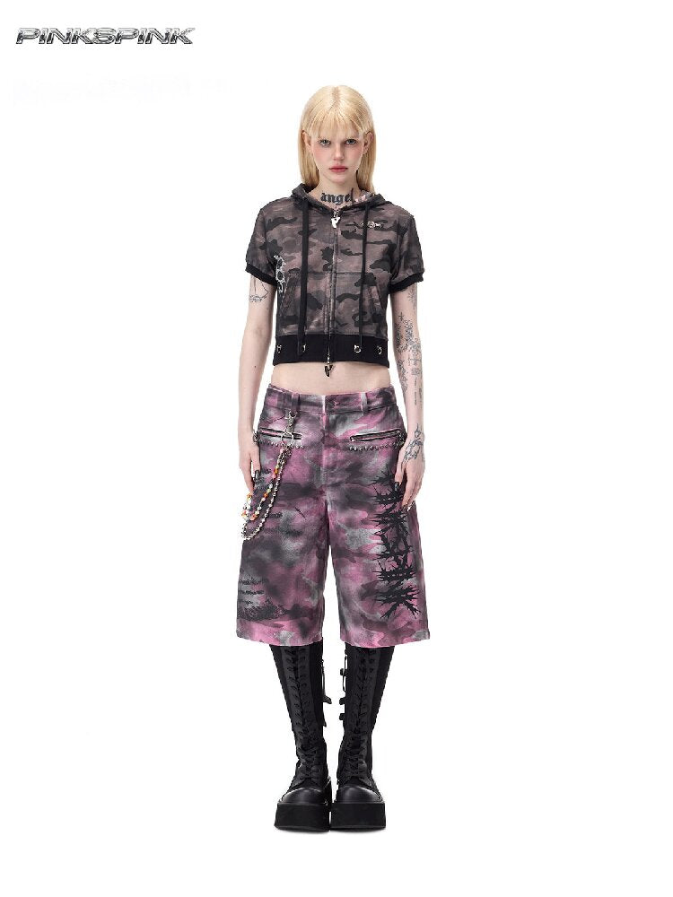 Riveted Coating Camo Wasteland Jeans【s0000017722】