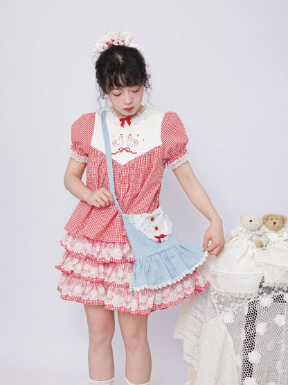 Vintage Lace Swan Dress Set【s0000017486】