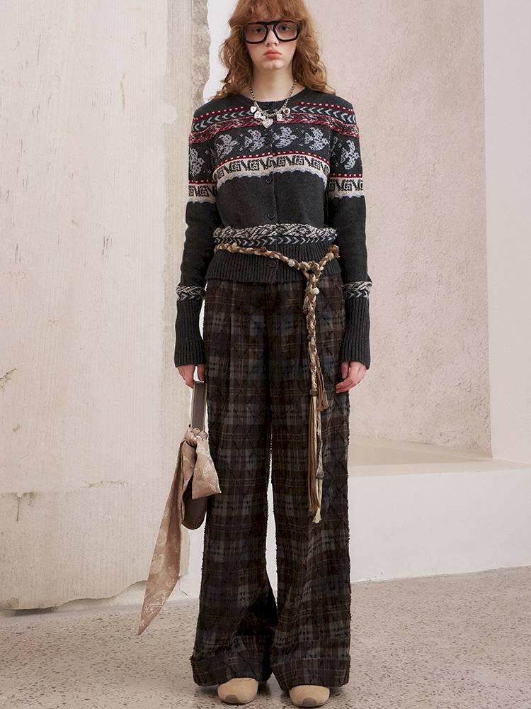 Button-Up Knit Cardigan Jacket【s0000014393】