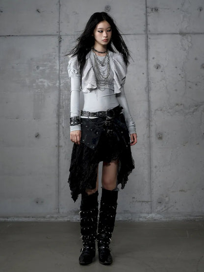 Puff Sleeves Round Neck Long Sleeve Base【s0000013956】