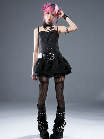 Tie-up Waist Strap Dress【s0000012943】