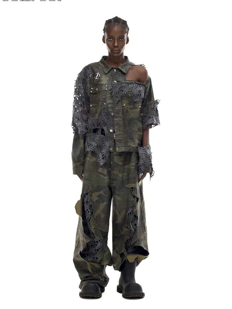 Camo Denim Jacket【s0000014012】