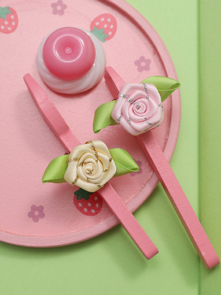 Vintage Rose Satin DIY Cute Ring【s0000017768】