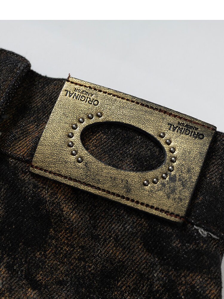 Washed Ripped Denim Harem Pants【s0000015549】