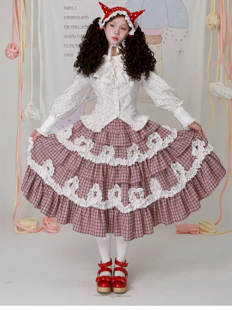 Old-fashioned Lolita cute girl skirt cake skirt【s0000014102】