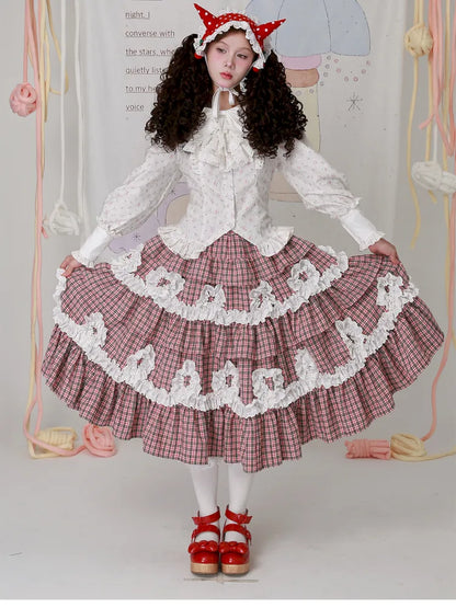 Old-fashioned Lolita cute girl skirt cake skirt【s0000014102】