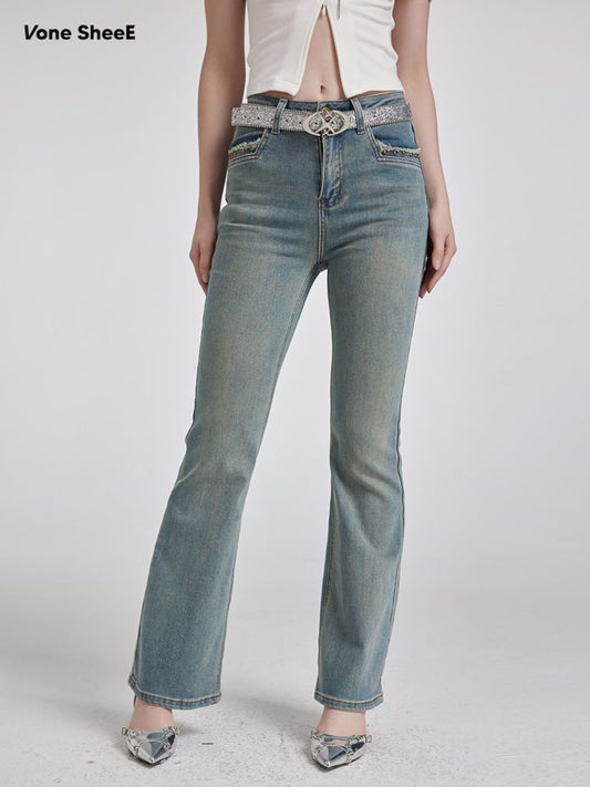 높은 조상 T Bue Ajie S S Kiny Jeans [S000007177]