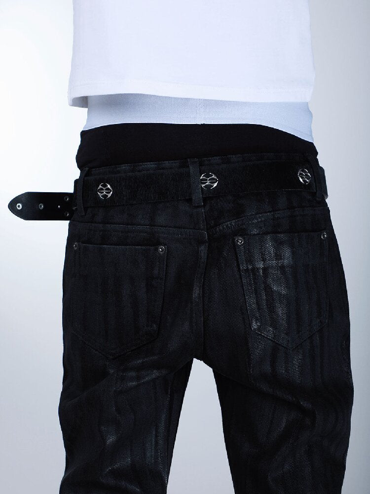 Old Top Layer Cowhide Rivet Belt【s0000016697】