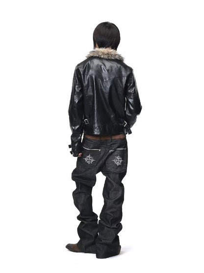 Raw Denim Bootcut Stacking Jeans【s0000018204】