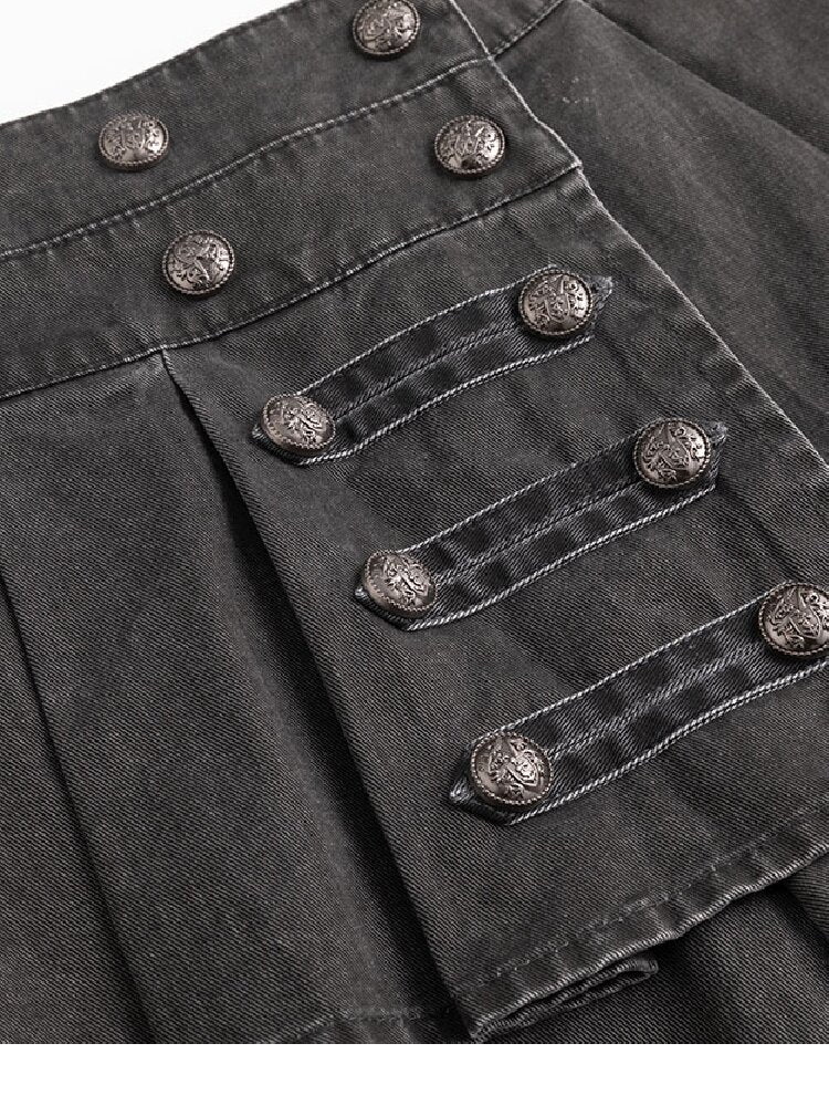 Napoleon Pleated Patchwork Pants【s0000018105】