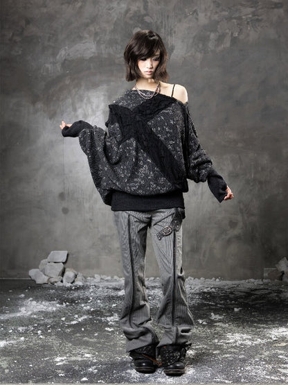 Cross Bat Sleeve Top【s0000015946】