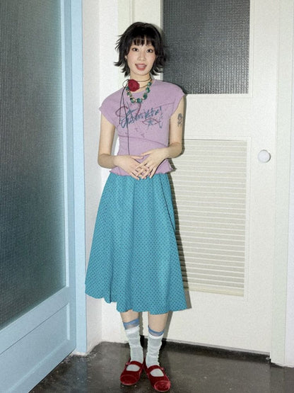 High waist loose umbrella skirt【s0000012280】