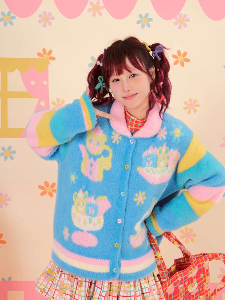 Showa Sweets House Mink Knit Cardigan【s0000015166】