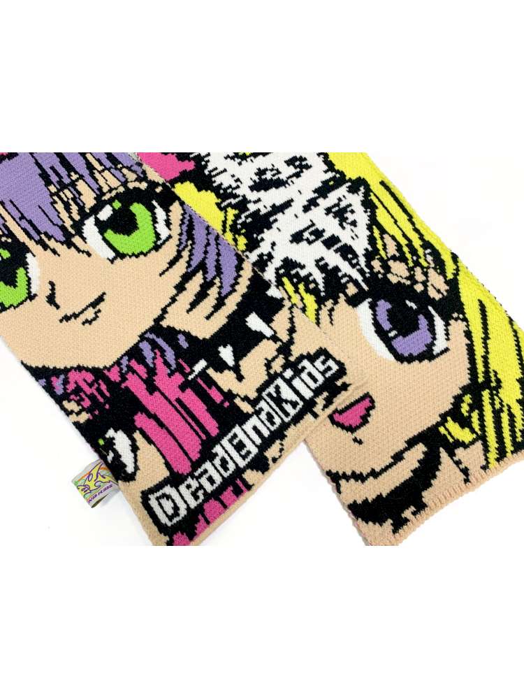 2D Anime Subculture Kpop Knitted Scarves【s0000014917】