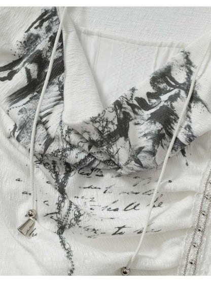 Patchwork long-sleeve layered dress【s0000014465】