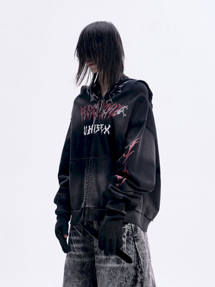 Glove Mask Hooded Sweatshirt【s0000013203】