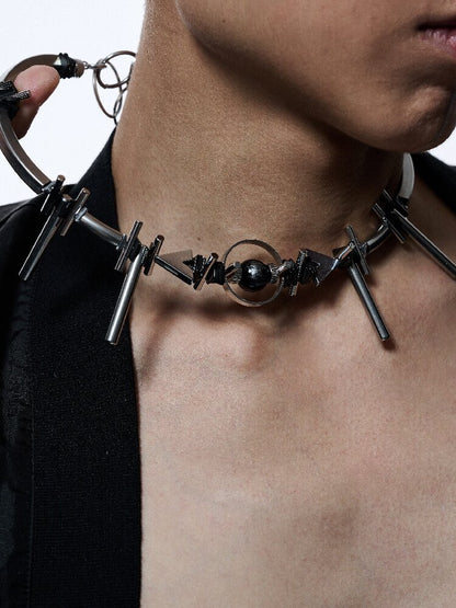 Doomsday Mech Punk Choker Necklace【s0000018822】