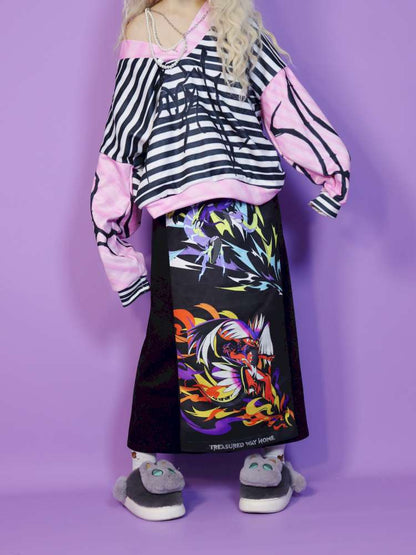 Pokemon Drawstring Sweat High Waist Skirt【s0000014868】