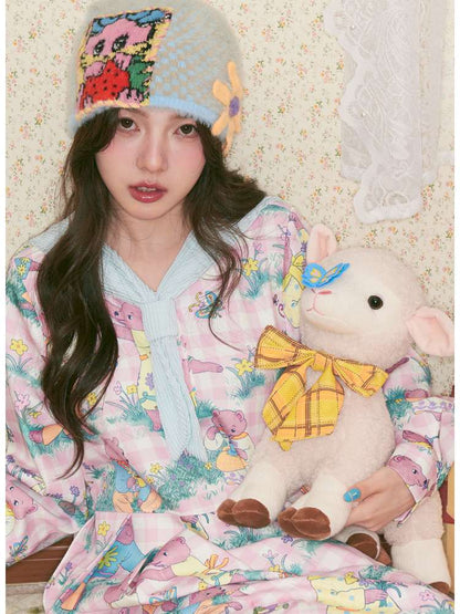 Rabbit Flower Knit Beanie【s0000014506】