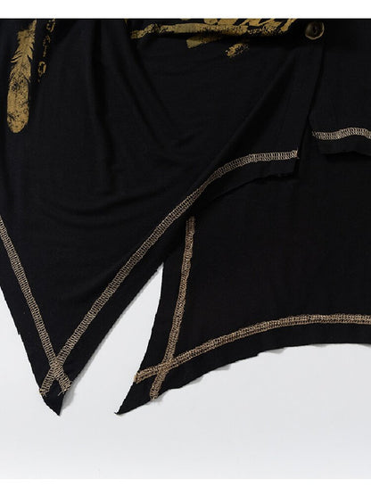 Punk Metallic Bikini Short T-Shirt【s0000016978】