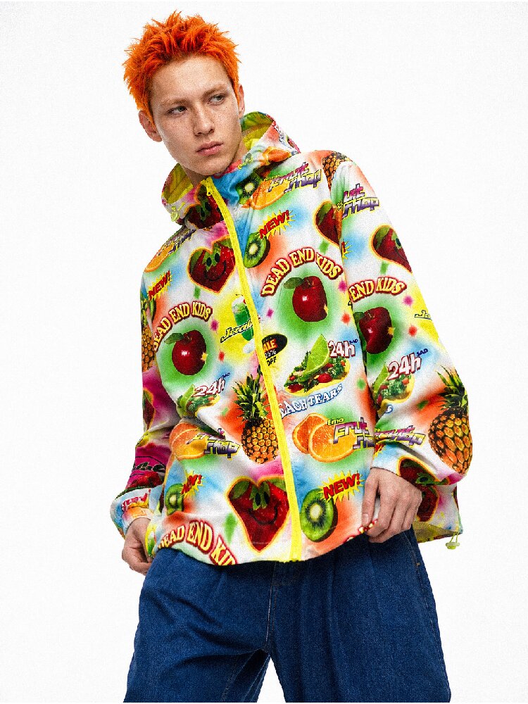 Teflon Colorful Fruit Sports Jacket【s0000017852】