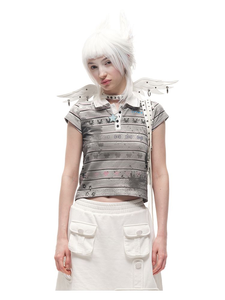 Dirty Polo Shirt【s0000012583】