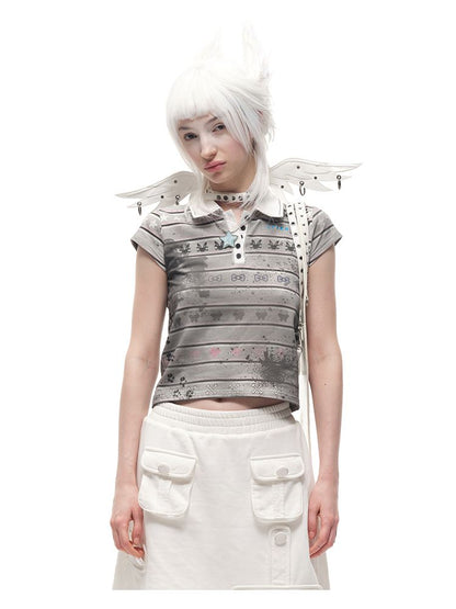 Dirty Polo Shirt【s0000012583】