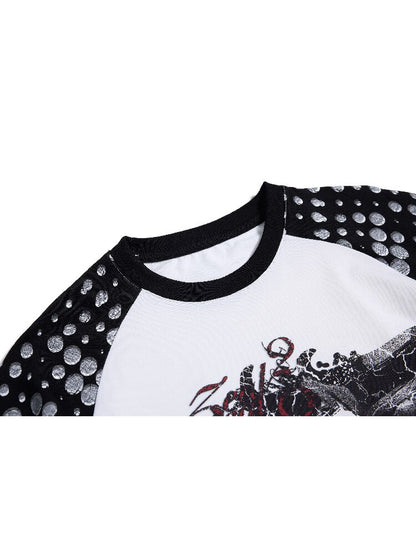 Ghost Polka Dot Raglan Long Tee【s0000016956】